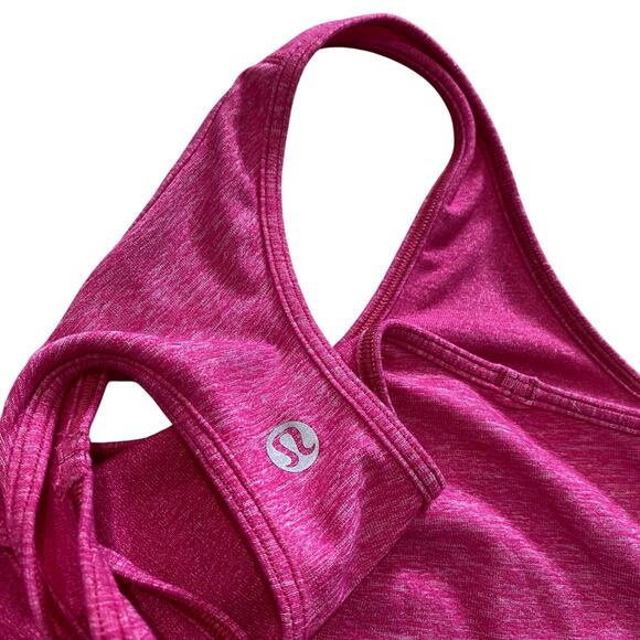 LuLulemon Muscle Tee Racerback Top in Pink - Picture 3 of 6